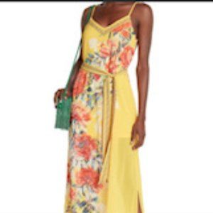 Flying Tomato Floral For Delilah Maxi Yellow Dress